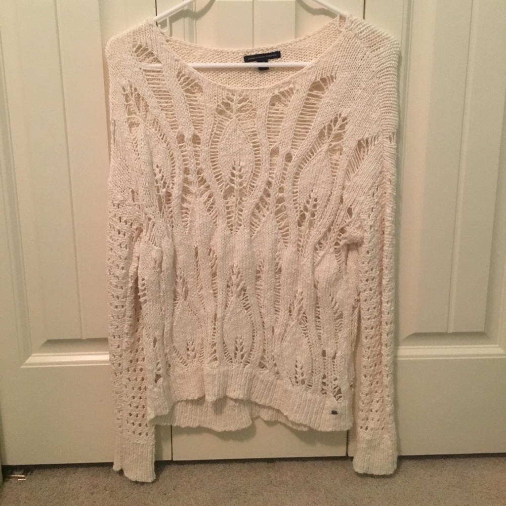 💕Light cream sweater